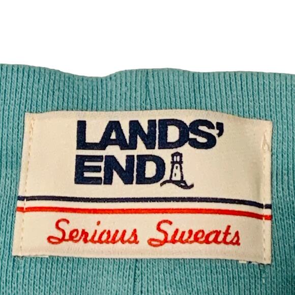 LANDS' END Serious Sweats Joggers XL/T 40-42 Sweat Pants Pockets Drawstring - Picture 2 of 10